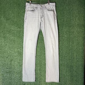 BKE Men's Bootcut Jeans in Light Gray